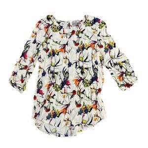 Essentiel Antwerp Tropical Floral Top Cream